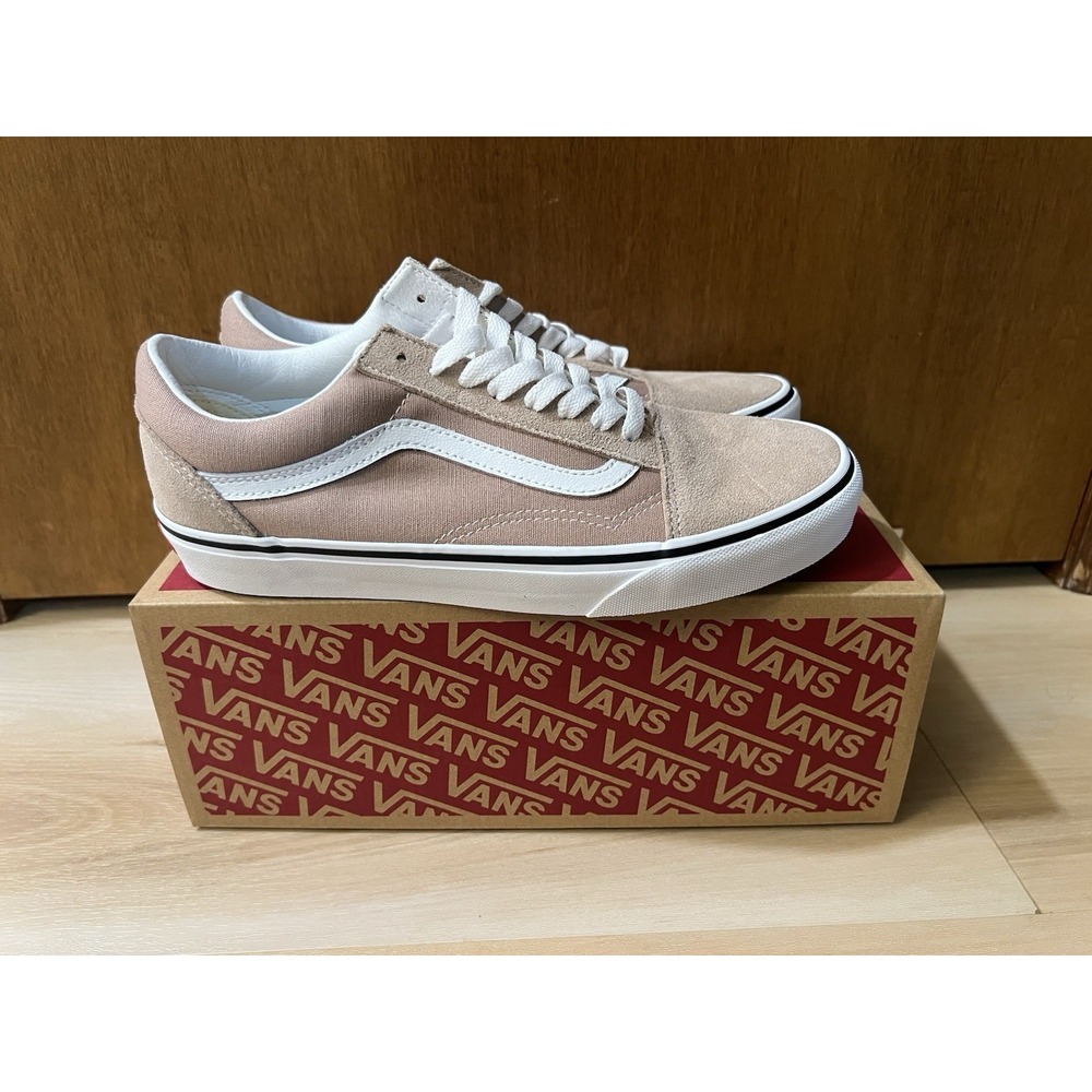 Vans Old Skool Color Theory Warm‎ Taupe Skate Shoes Size 8 Mens, 9.5 Womens